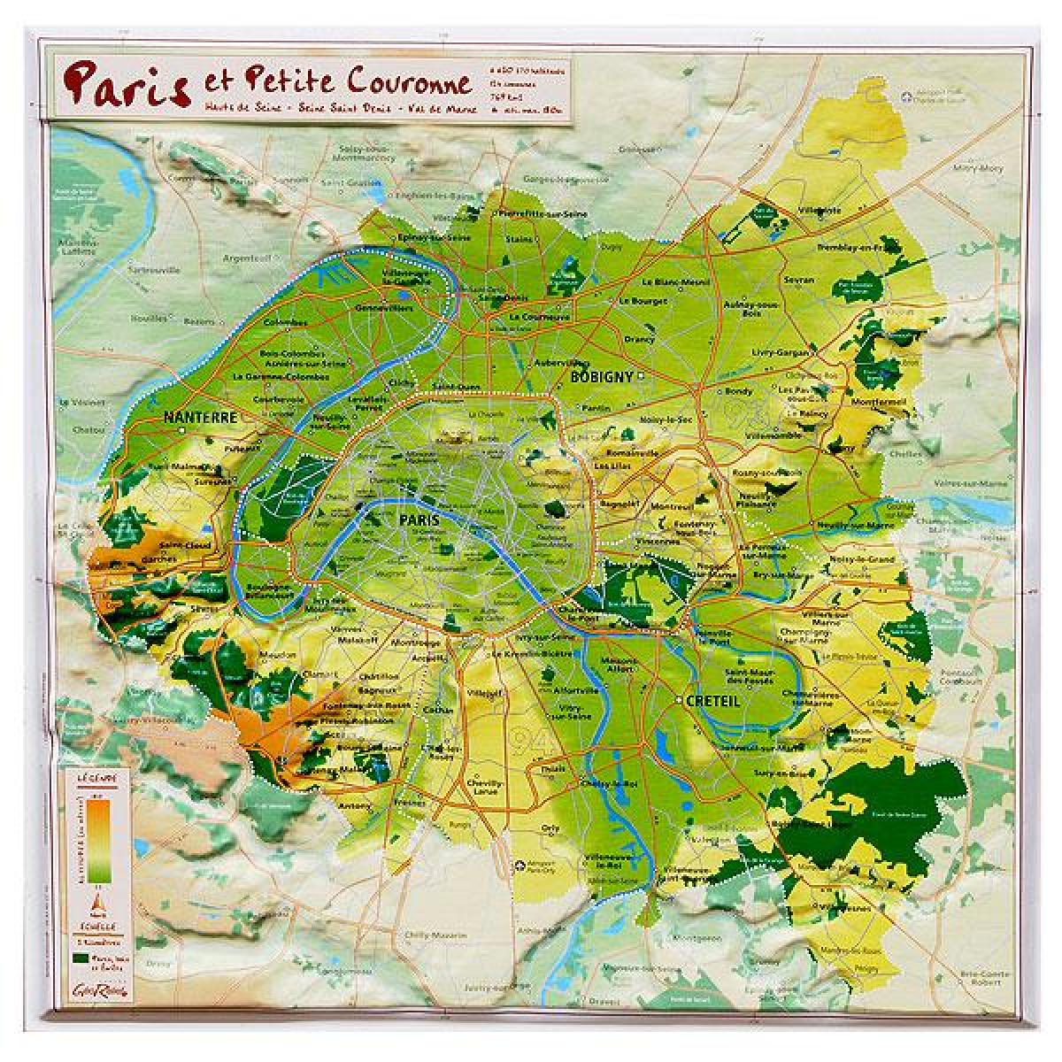 Mapa erliebe Paris