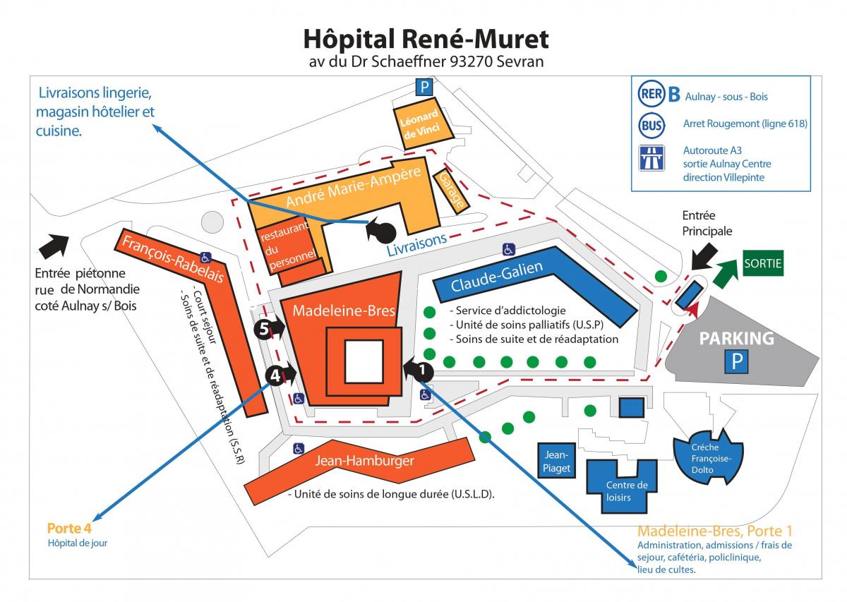 Mapa René-Muret ospitalea