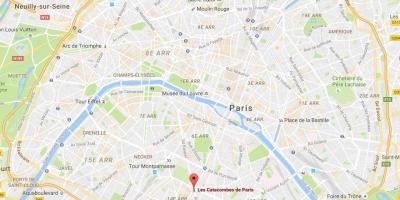 Mapa Katakonbetan Paris