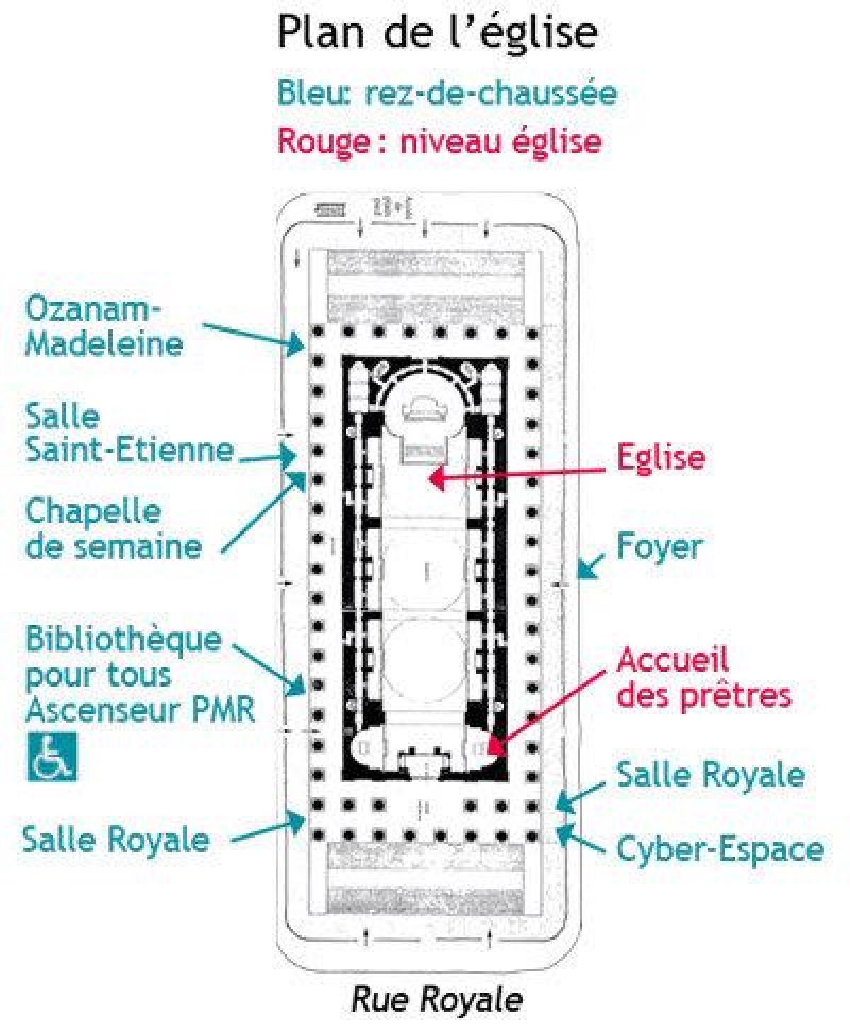 Mapa Madeleine Paris