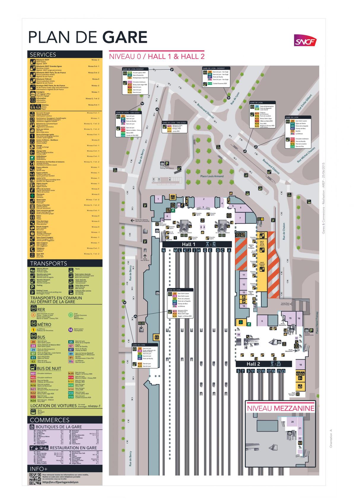 Mapa Paris-Gare de Lyon