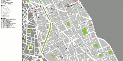 Mapa 11n arrondissement Paris