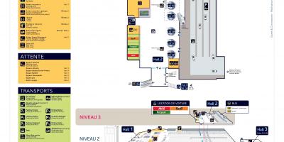 Mapa Gare Montparnasse Maila 3 Pasteur