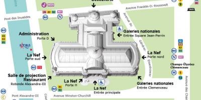 Mapa Grand Palais