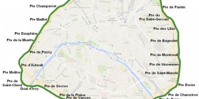 Mapa Hiria ate Paris