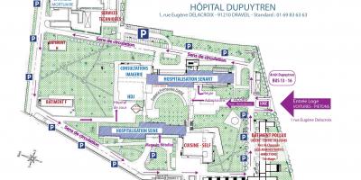 Mapa Joffre-Dupuytren ospitalea
