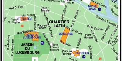 Mapa Latin Hiruhilekoan, Paris