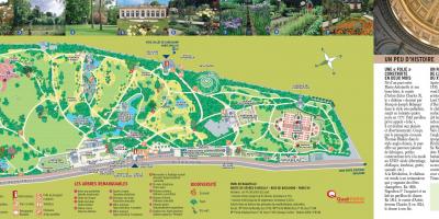 Mapa Parc de Bagatelle