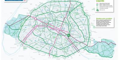 Mapa Paris bike