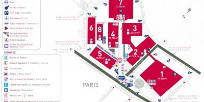 Mapa Paris expo