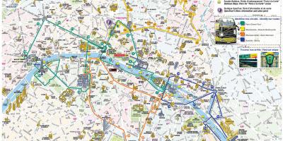Mapa tour Open Paris